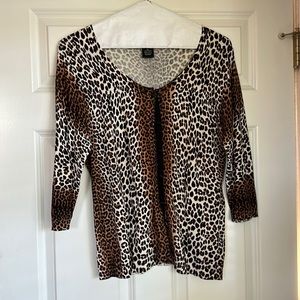 Cheetah cardigan